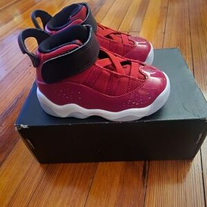 Jordan 6 Rings Gym Red And Black Sneakers